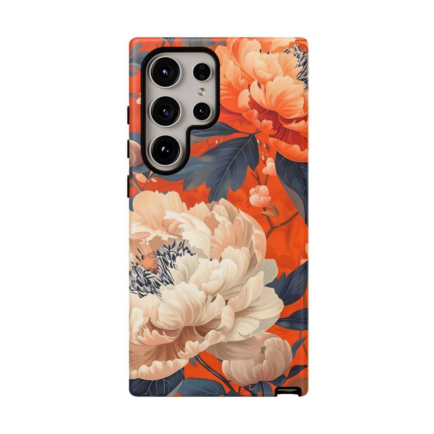 Floral Tough Case, Durable Floral Phone Case, Stylish Protection Case, Gift for Her, Spring Accessories, Mother’s Day Gift