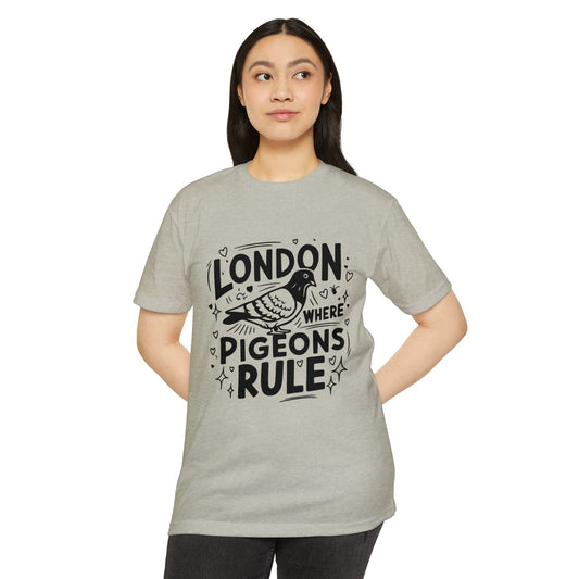 Unisex CVC Jersey T-shirt - London Where Pigeons Rule