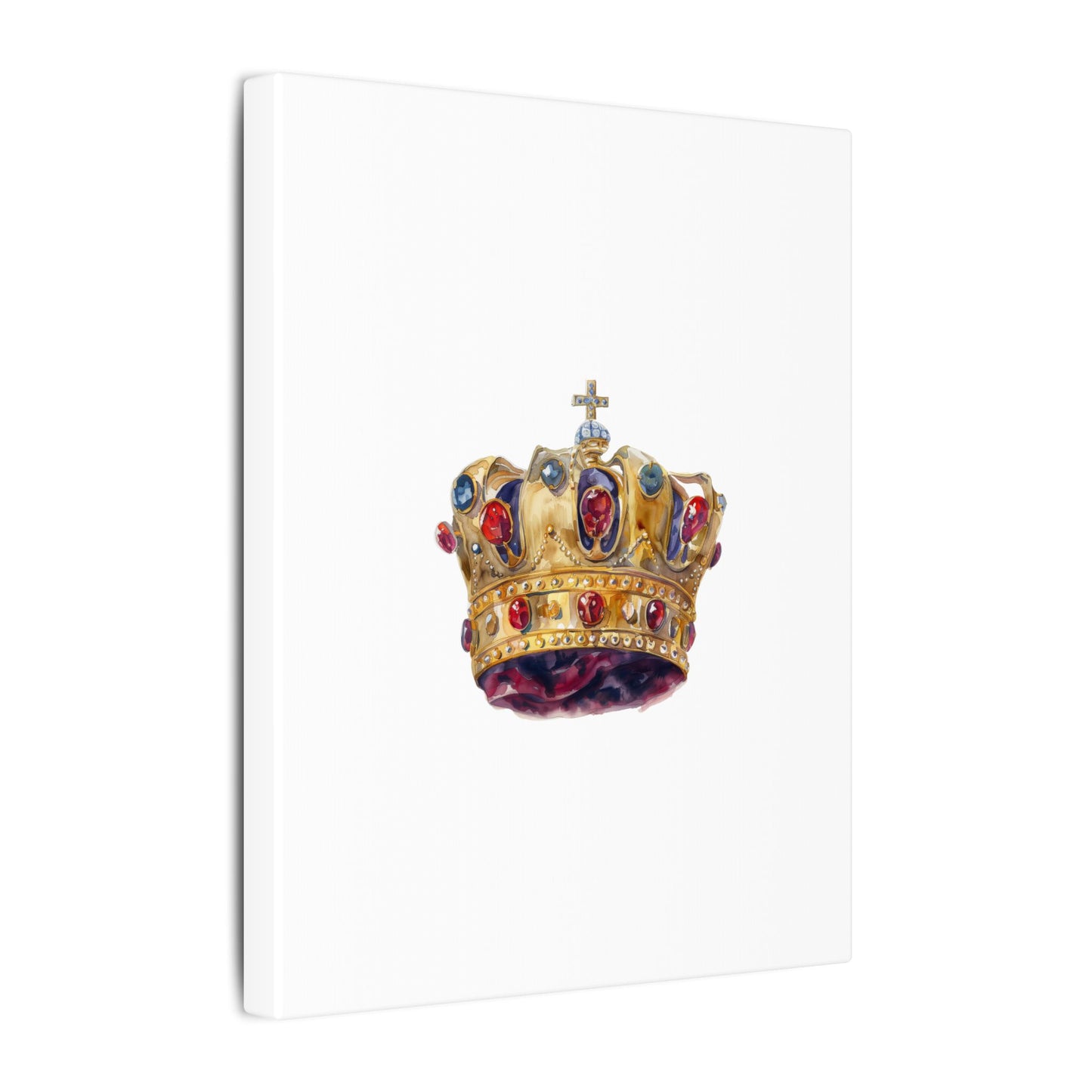 Crown Art Print, Royal Wall Decor, Matched for Home or Office, Gift for Art Lovers, Unique Royalty Artwork