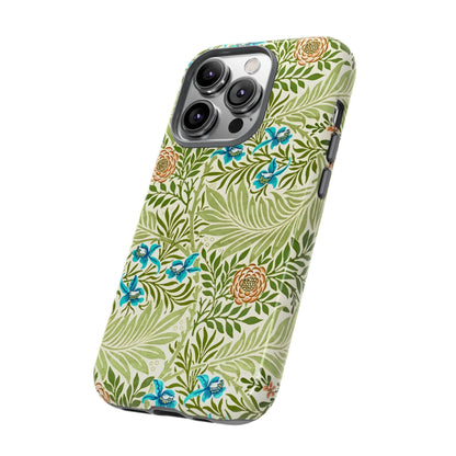 Tough Cases Phone Case, Botanical Print Phone Cover, Floral Smartphone Accessory, Nature-Inspired Tech Gear, Gift for Plant Lovers