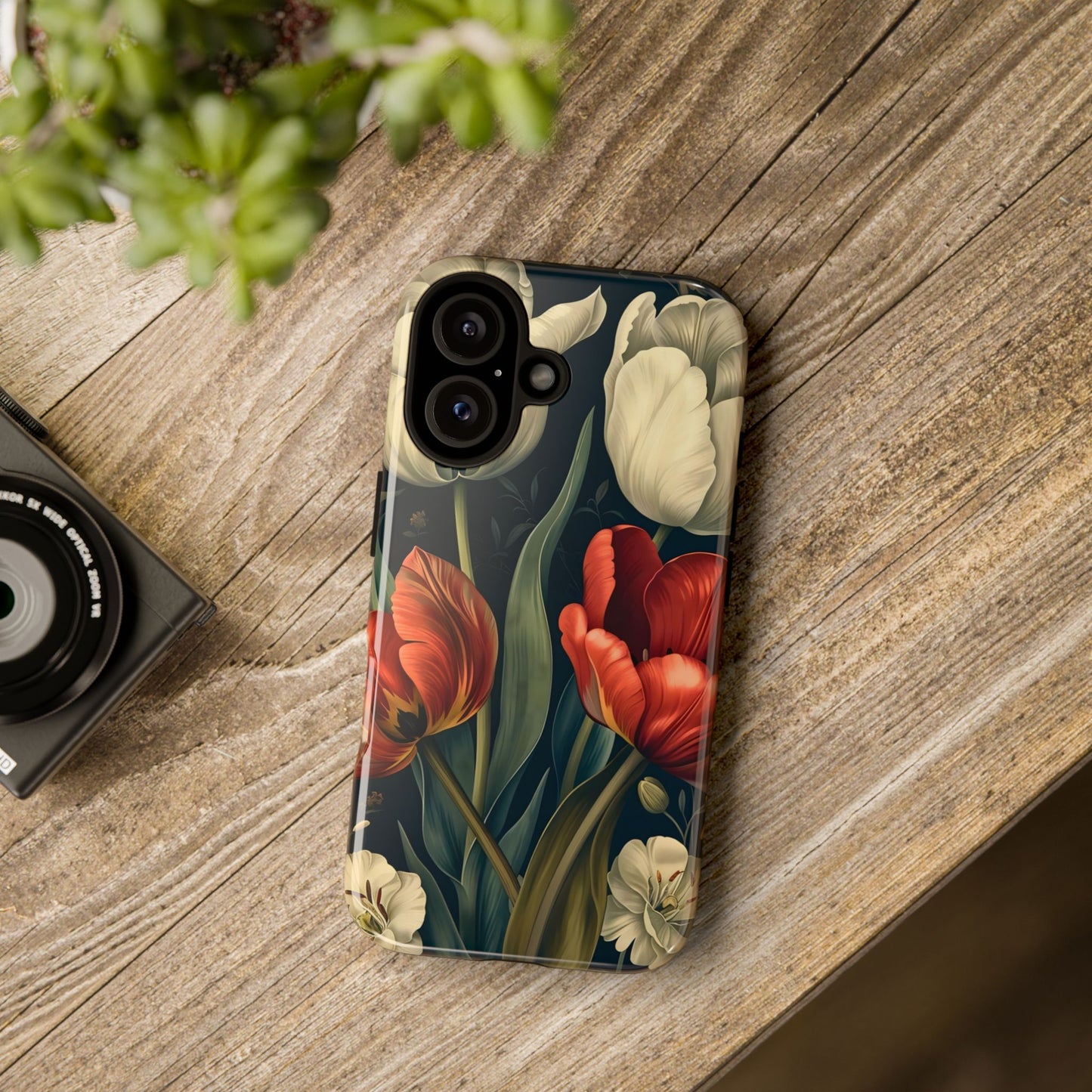White Flower Tough Cases