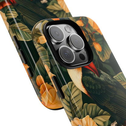 Tropical Toucan Phone Case, Exotic Bird Cover, Nature Lover Gift, Eco-Friendly Design, Customizable Tech Accessory