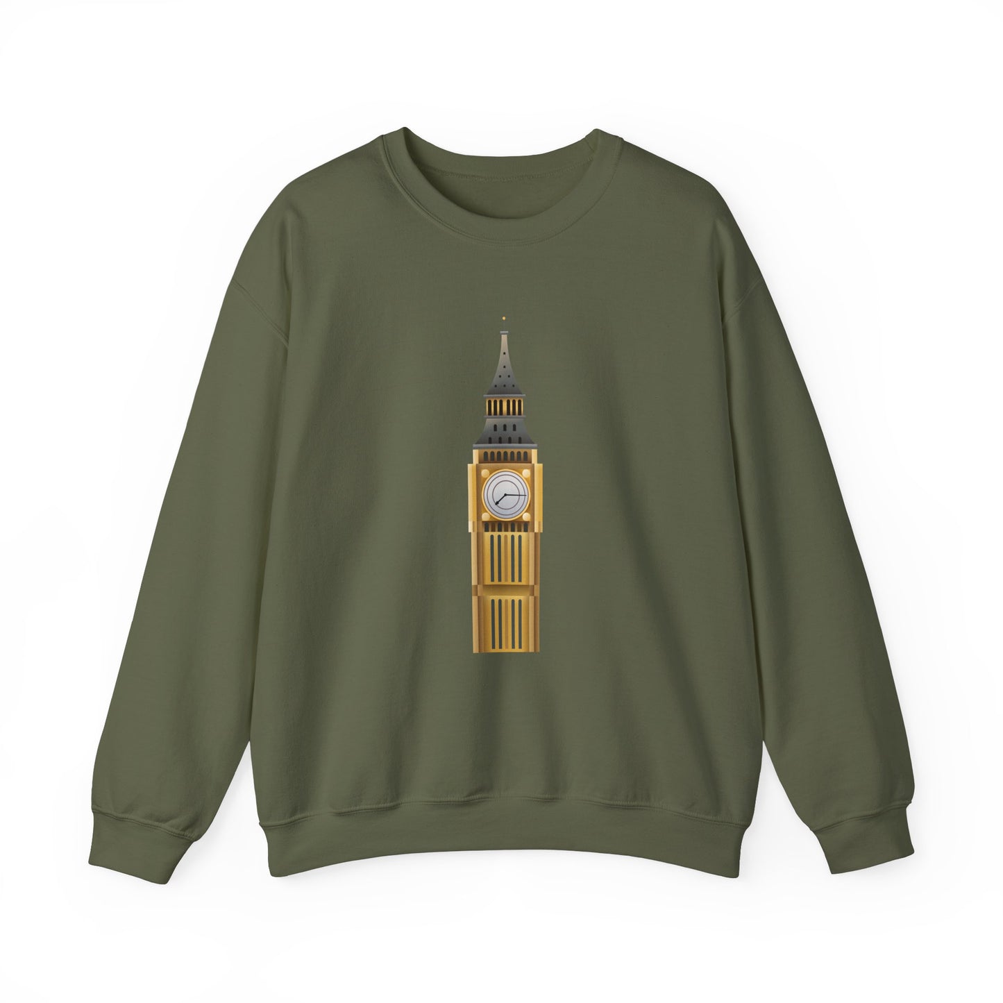 Unisex Heavy Blend™ Crewneck Sweatshirt Classy - Iconic Big Ben Clock Tower