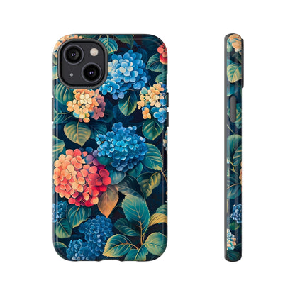 Floral Phone Case, Stylish Tough Case for Gardener Gift, Flower Lover Accessory, Pretty Floral Design, Protective Case