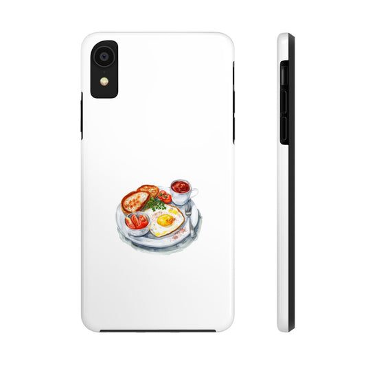 Breakfast Lovers Tough Phone Case - Cute Food Art, Durable Protection