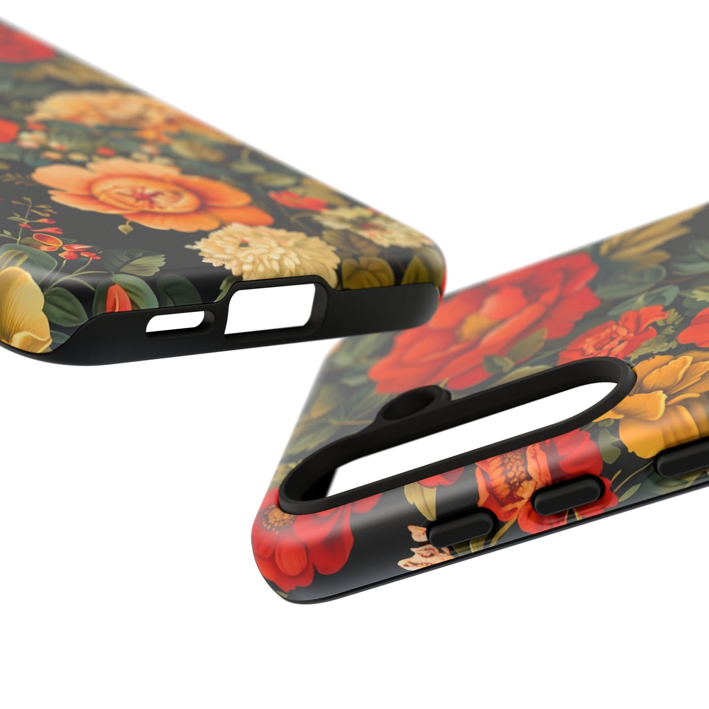 Floral Phone Case, Tough Cases, Decorative Tech Accessories, Gift for Her, Nature Lover Gift, Boho Style Case, Spring Floral Cover