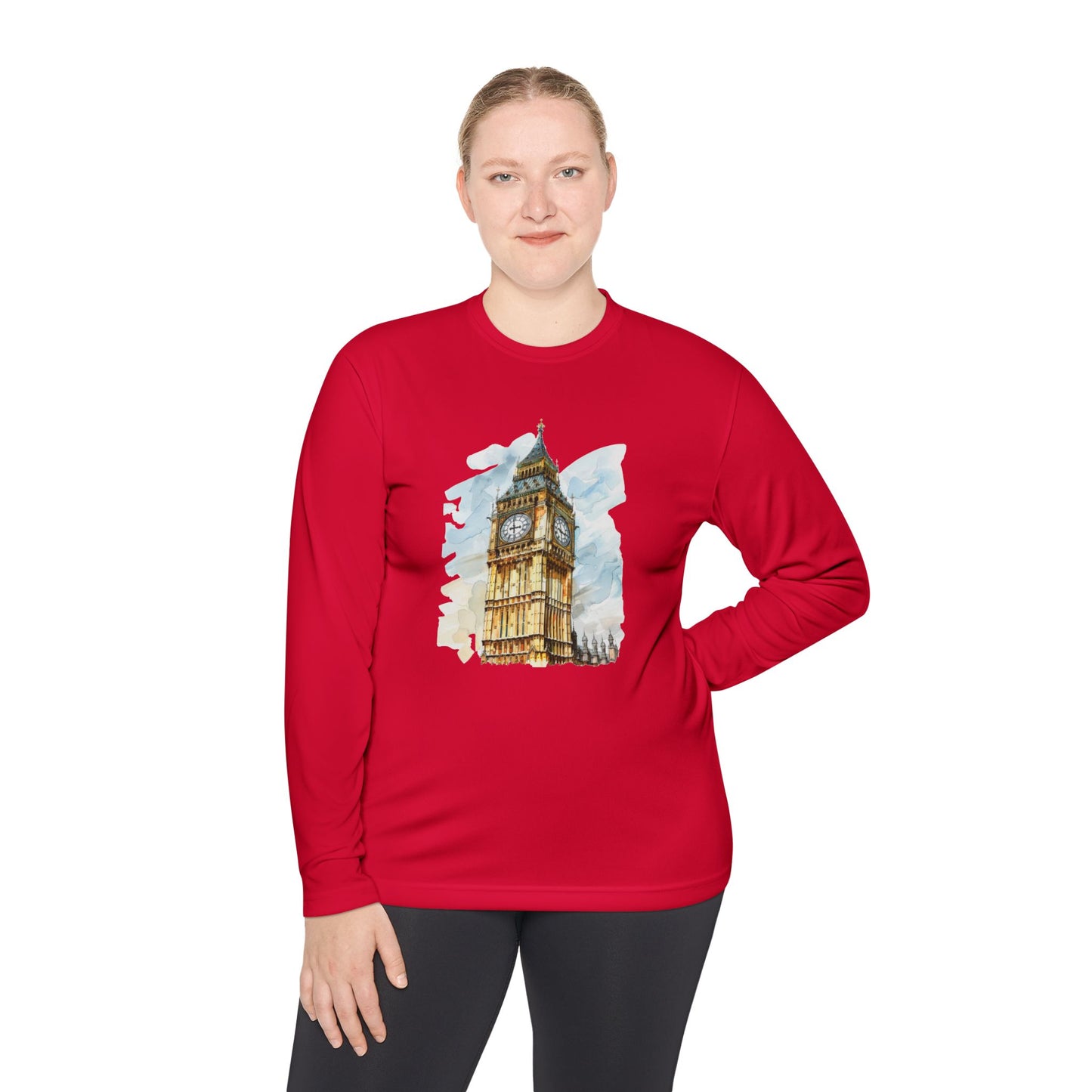 Unisex Lightweight Long Sleeve Tee - The Majestic Big Ben