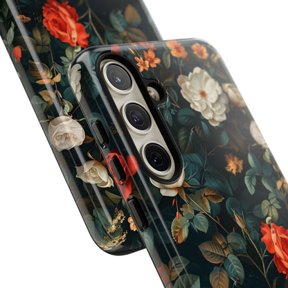 Floral Phone Case | Tough Cases with Elegant Design | Gift for Her, Mother's Day, Birthdays, Personalized, Trendy Tech Accessories