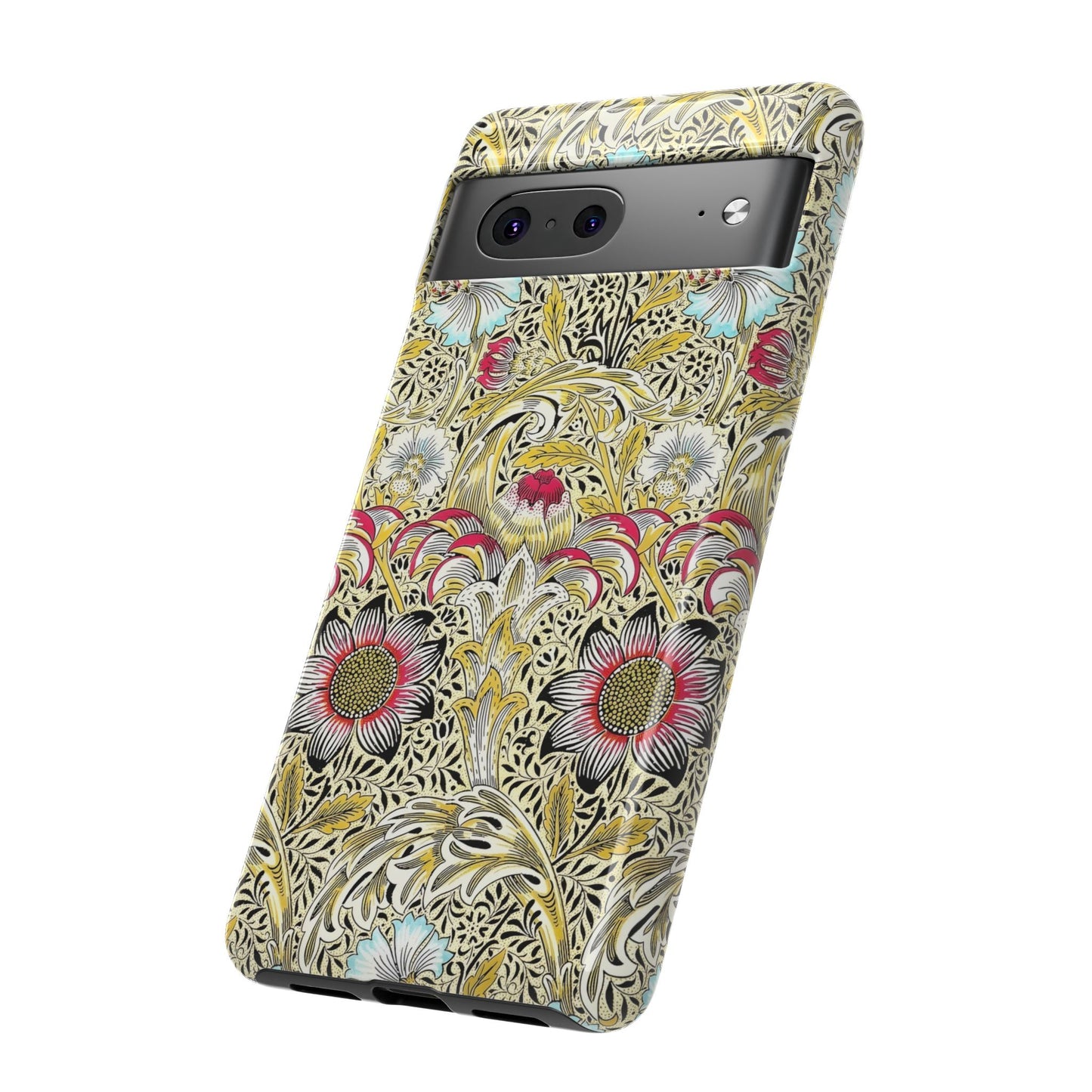 Floral Phone Case - Tough Cases, Floral Design, Stylish, Protective, Unique Gift for Her, Phone Accessories