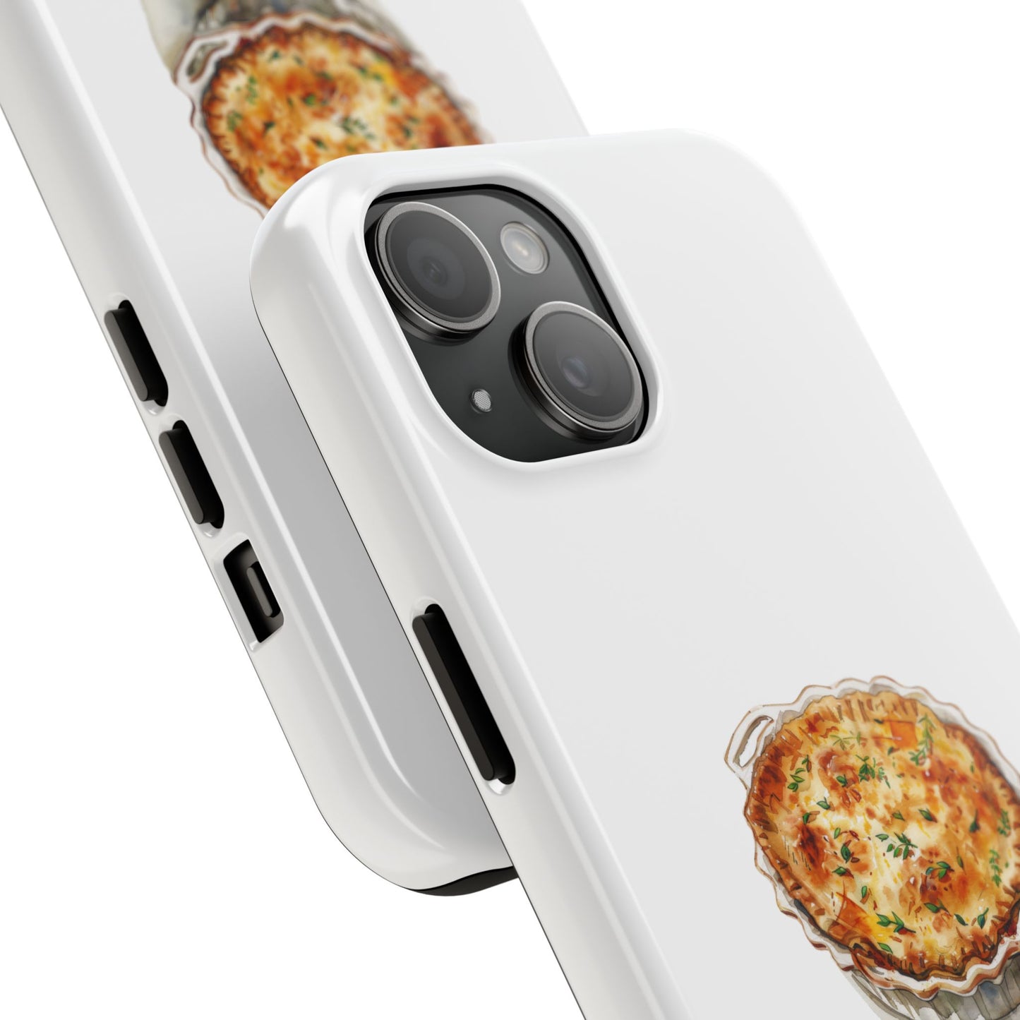 Cute Quiche Phone Case - Tough Protection for Food Lovers