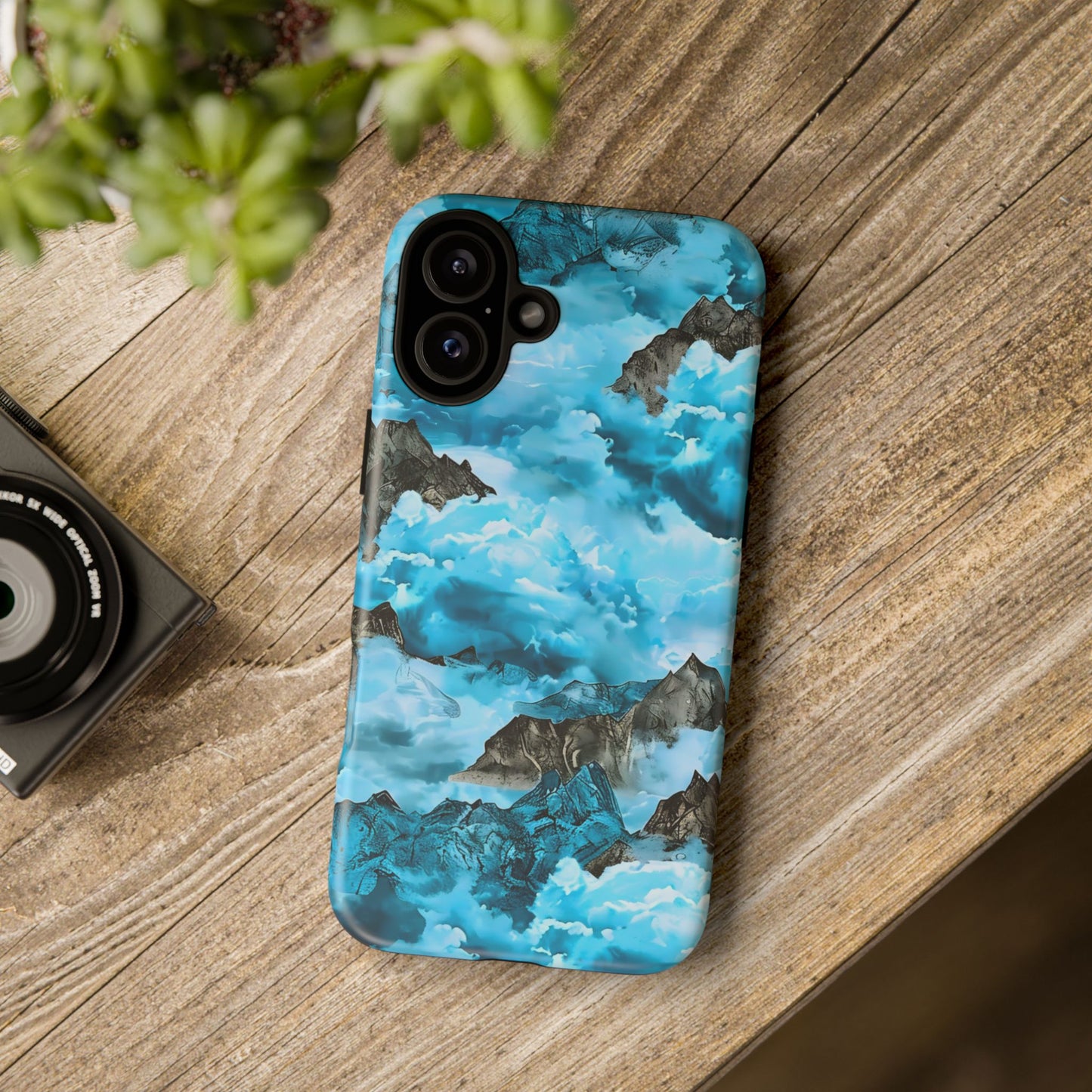 Mountain Wave Phone Case - Adventure Gear, Outdoor Gifts, Stylish Cases, Trendy Accessories, Nature Lovers