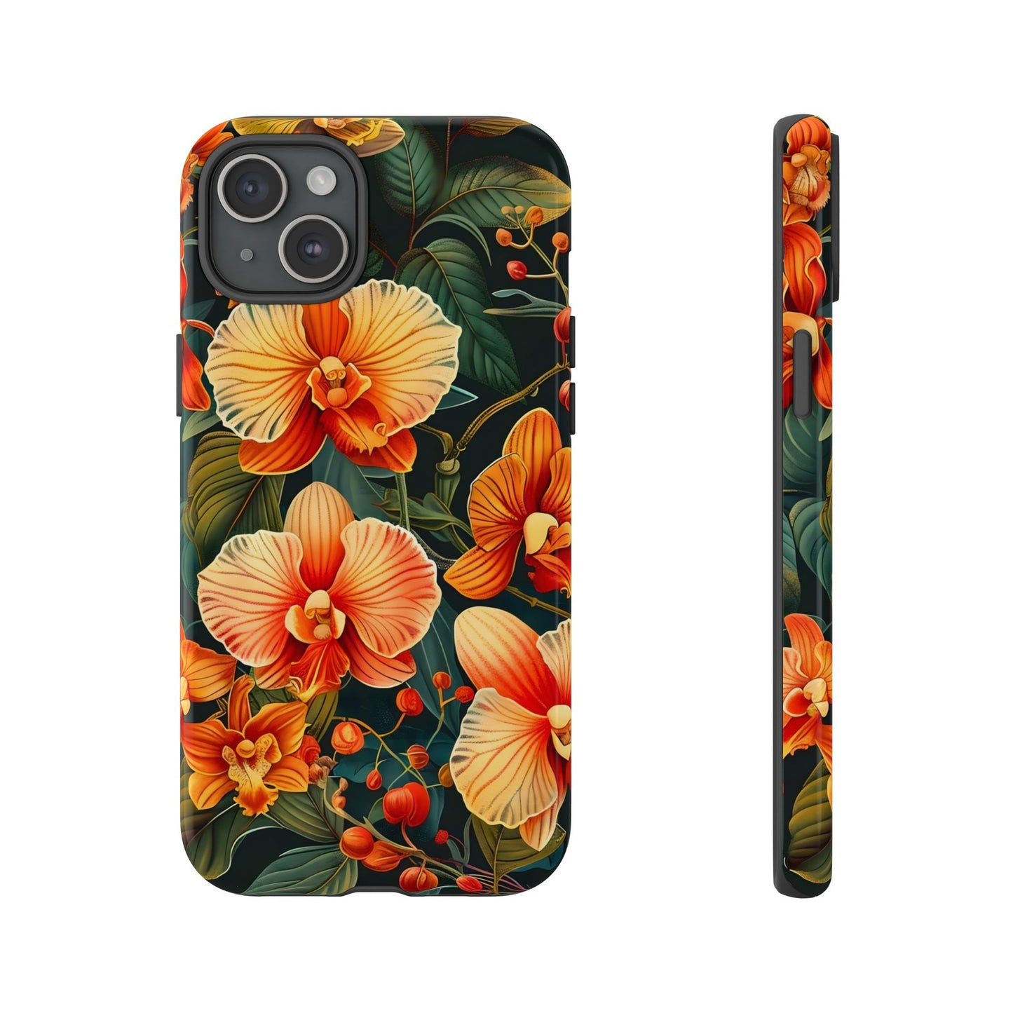 Floral Phone Case - Tough Cases, Protective Cover, Gift for Her, Smartphone Accessory, Floral Design, Nature-Inspired