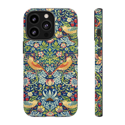Floral Phone Case | Tough Cases, Stylish Protection, Unique Gift, Eco-Friendly, Floral Pattern, Bird Design