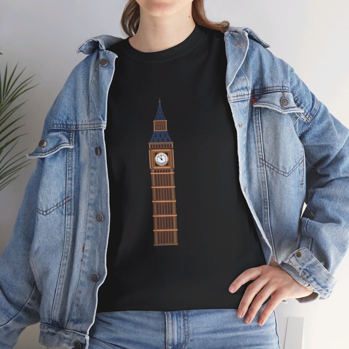 Big Ben - Iconic British Tower and Landmark Classic Unisex Heavy Cotton T-shirt