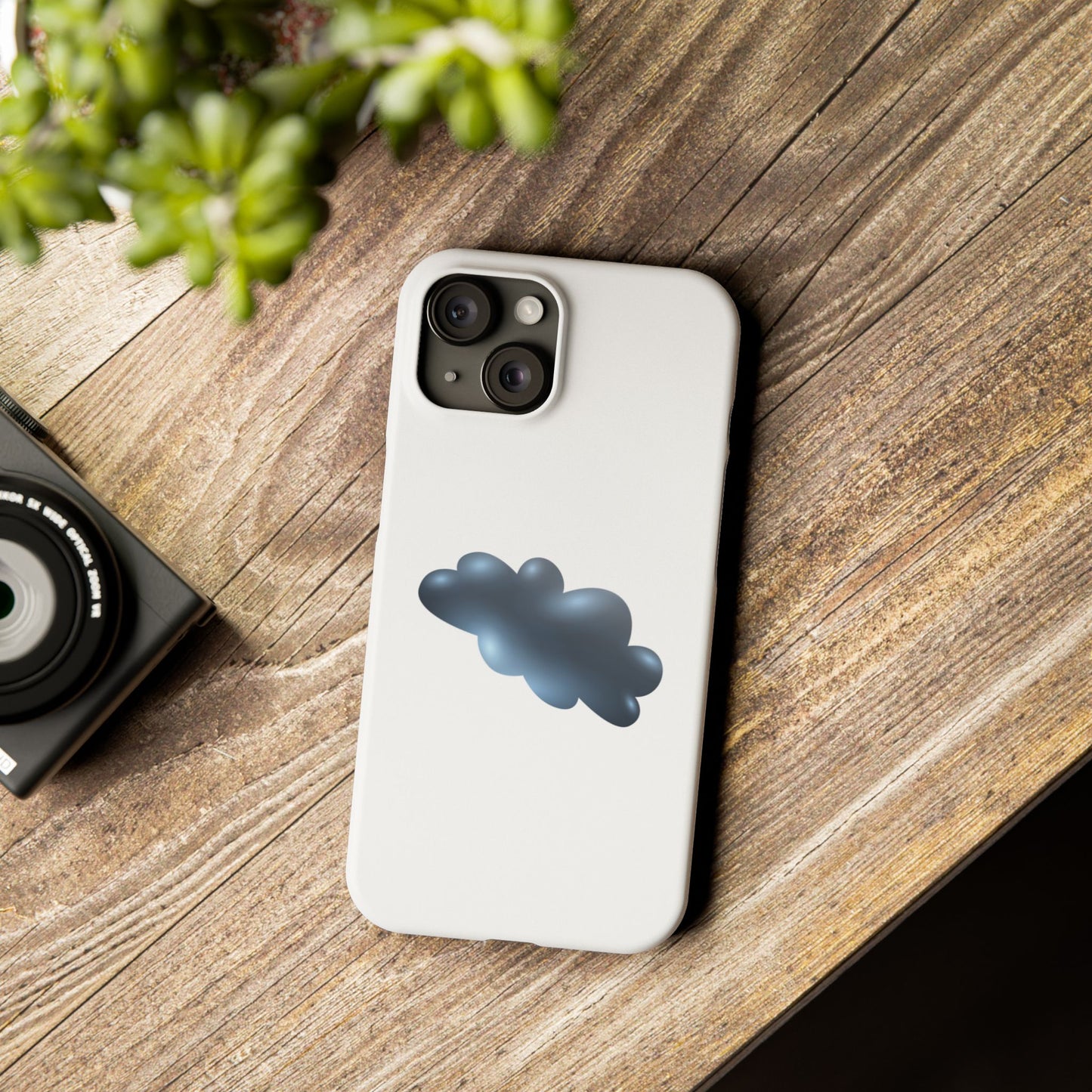 Soft Cloud Slim Phone Cases | Aesthetic Phone Cover, Cute Gift for Teens, Minimalist Design, Trendy Phone Accessories, Cloud Lover