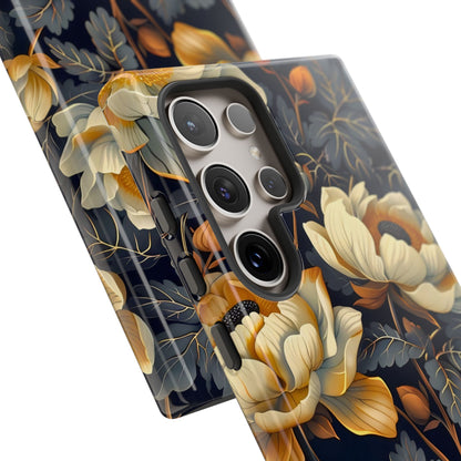 Floral Phone Case - Tough Cases, Stylish Mobile Cover, Flower Design, Holiday Gift, Trendy Accessory, Eco-Friendly Case