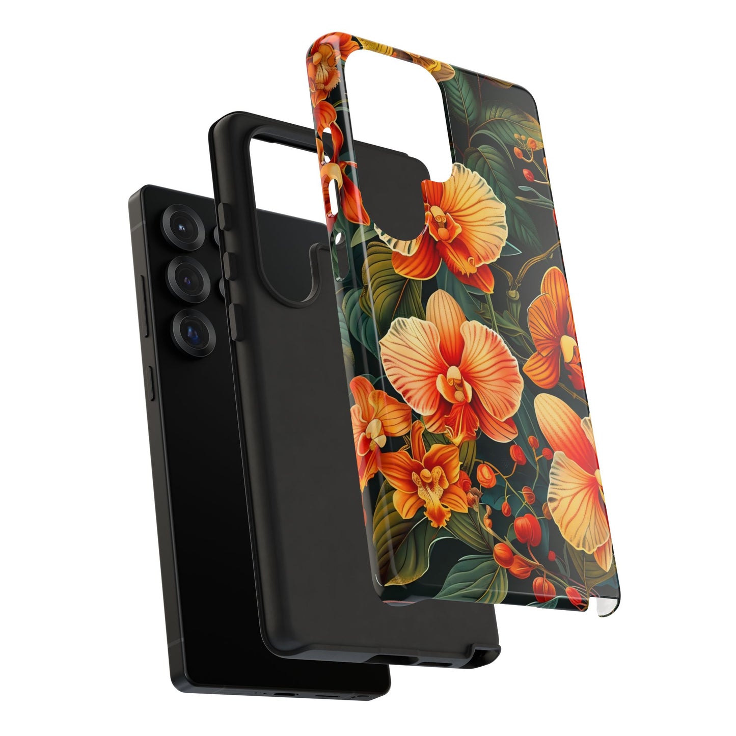 Floral Phone Case - Tough Cases, Protective Cover, Gift for Her, Smartphone Accessory, Floral Design, Nature-Inspired