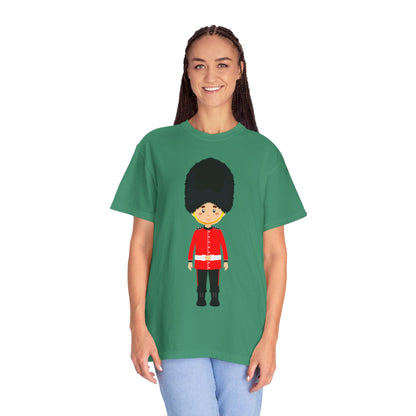Unisex Garment-Dyed T-shirt - Cornwall’s Pride - Red Jacket at the Army Museum