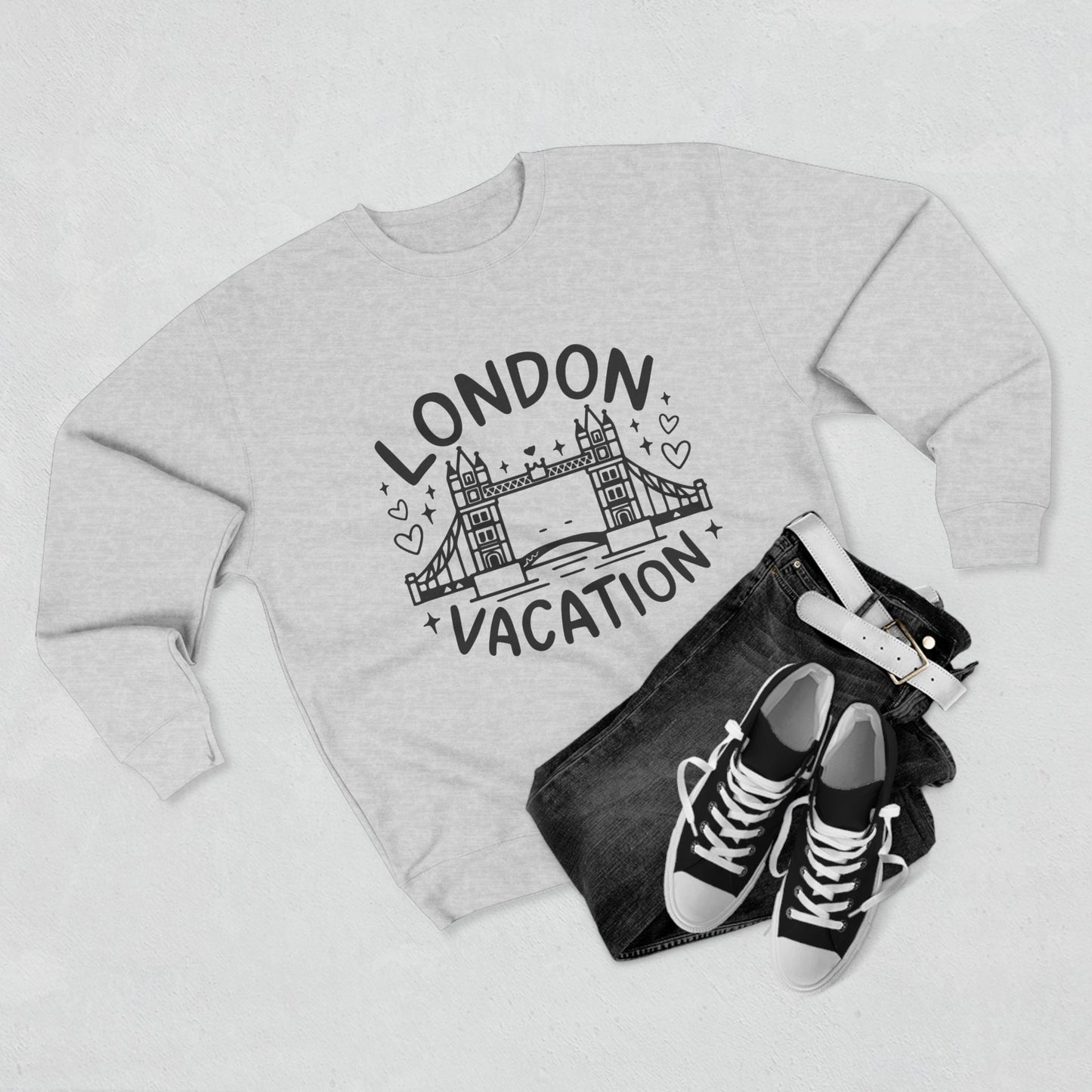 Unisex Crewneck Sweatshirt - London's Relaxing Vacation