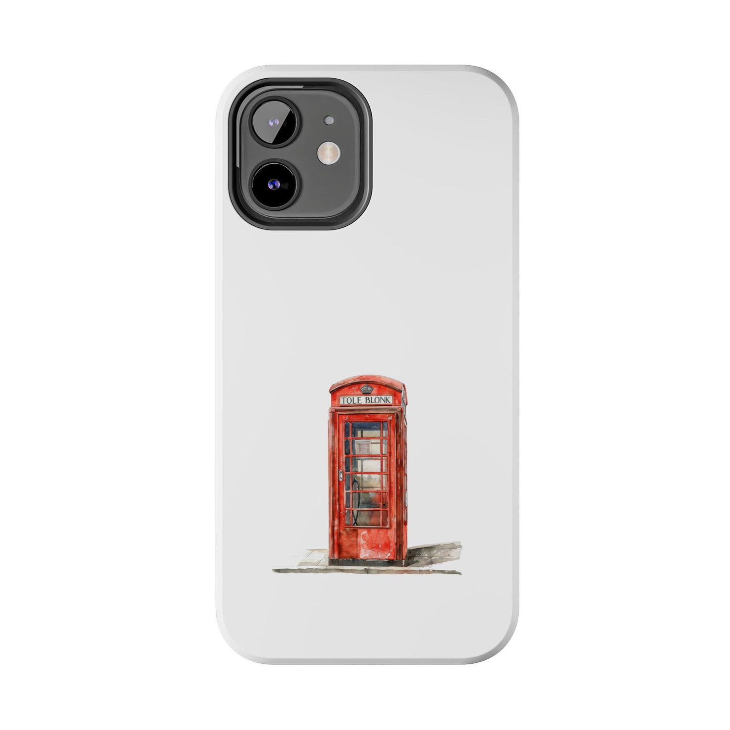 Vintage London Phone Booth Tough Phone Case - Durable and Stylish Protection