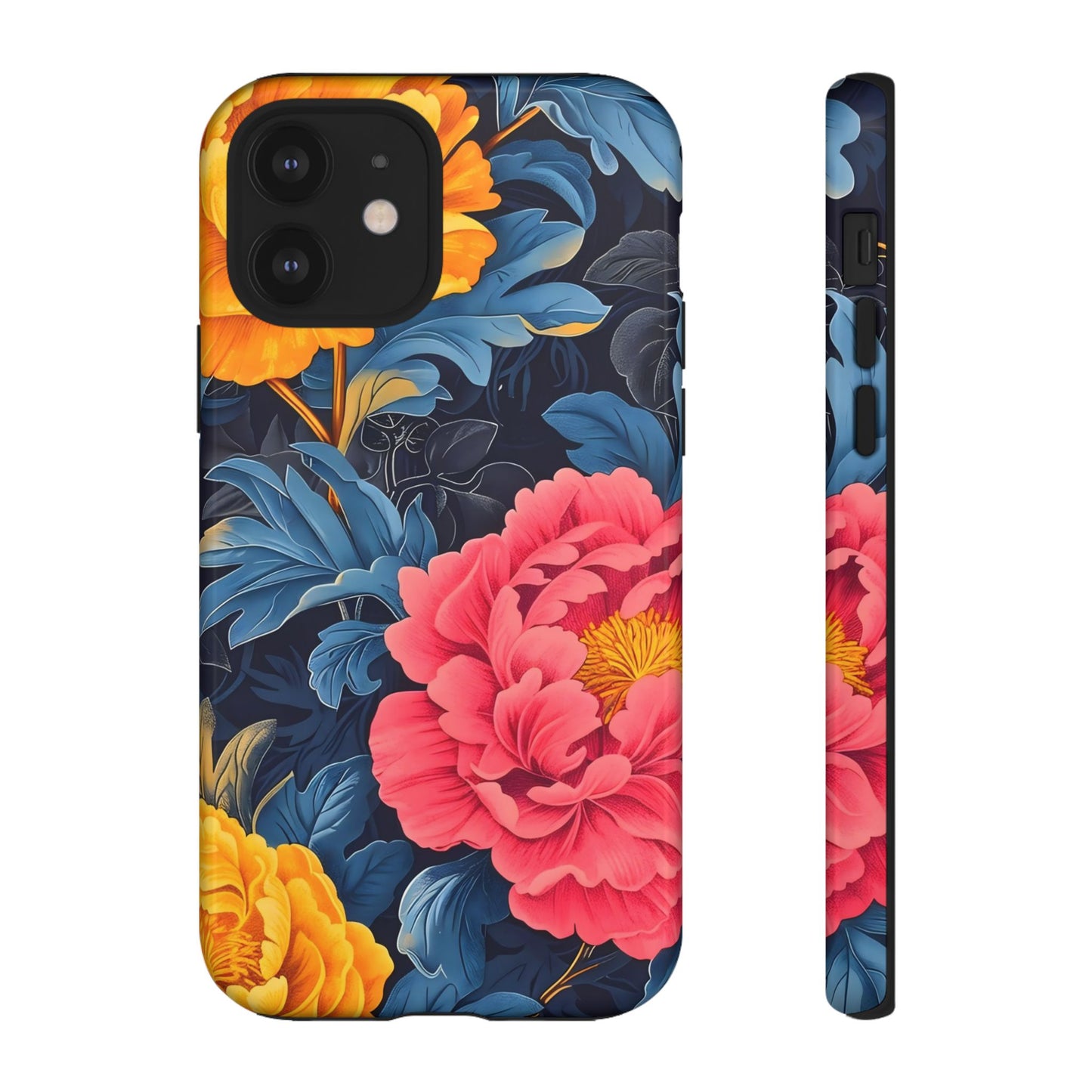 Floral Phone Case, Tough Cases, Stylish Mobile Cover, Gifts for Her, Phone Accessories, Unique Flower Design