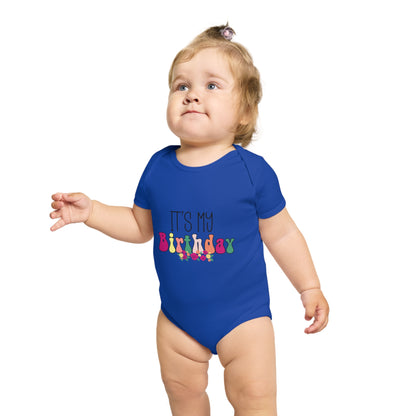 Cute Birthday Baby Bodysuit - It's My Birthday Bodysuit for Little Ones