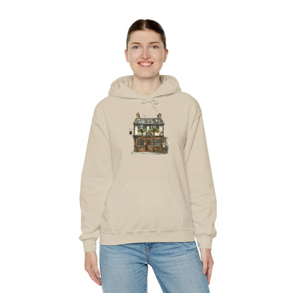 Unisex Heavy Blend™ Hooded Sweatshirt - A British Village Dream