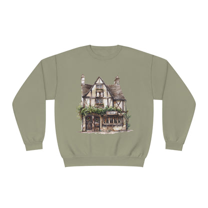 Unisex NuBlend® Crewneck Sweatshirt - British Historic House Classic Architectural Elegance