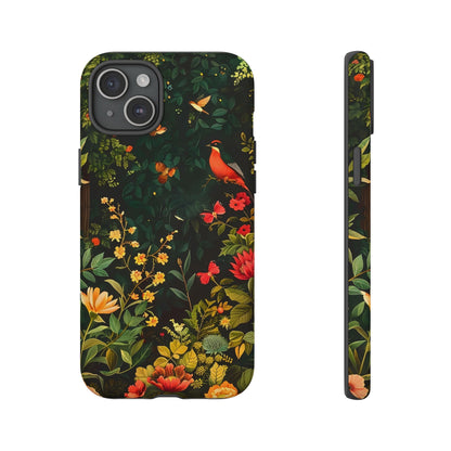 Floral Tough Phone Case, Nature-Inspired Design, Ideal for Garden Lovers, Gift for Birthdays, Christmas, Eco-Friendly Accessory