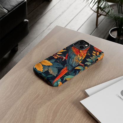 Vibrant Parrot Phone Case - Tough, Stylish, Nature-Inspired, Tropical, Wildlife, Perfect Gift, Summer Vibes