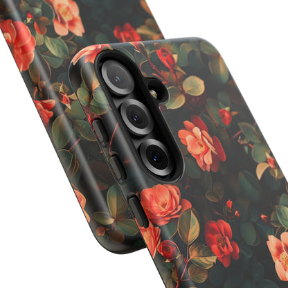 Floral Phone Case - Elegant Floral Design, Tough Protective Case, Perfect Gift for Her, Trendy Phone Accessories, Mother’s Day, Birthday