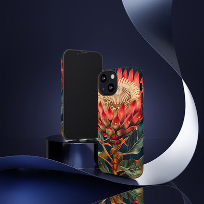 Tough Cases: Vibrant Floral Phone Case, Tough Phone Covers, Floral Art Cases, Nature Design Accessories, Gift for Nature Lovers