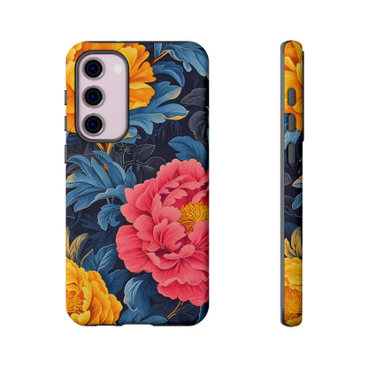 Floral Phone Case, Tough Cases, Stylish Mobile Cover, Gifts for Her, Phone Accessories, Unique Flower Design