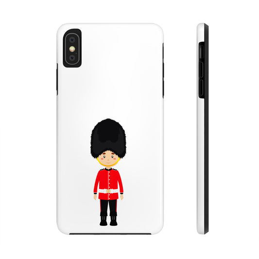 Guarding Style Tough Phone Cases, London Guard Design, Durable Phone Protection, Gift for Travelers, Unique Cell Phone Covers