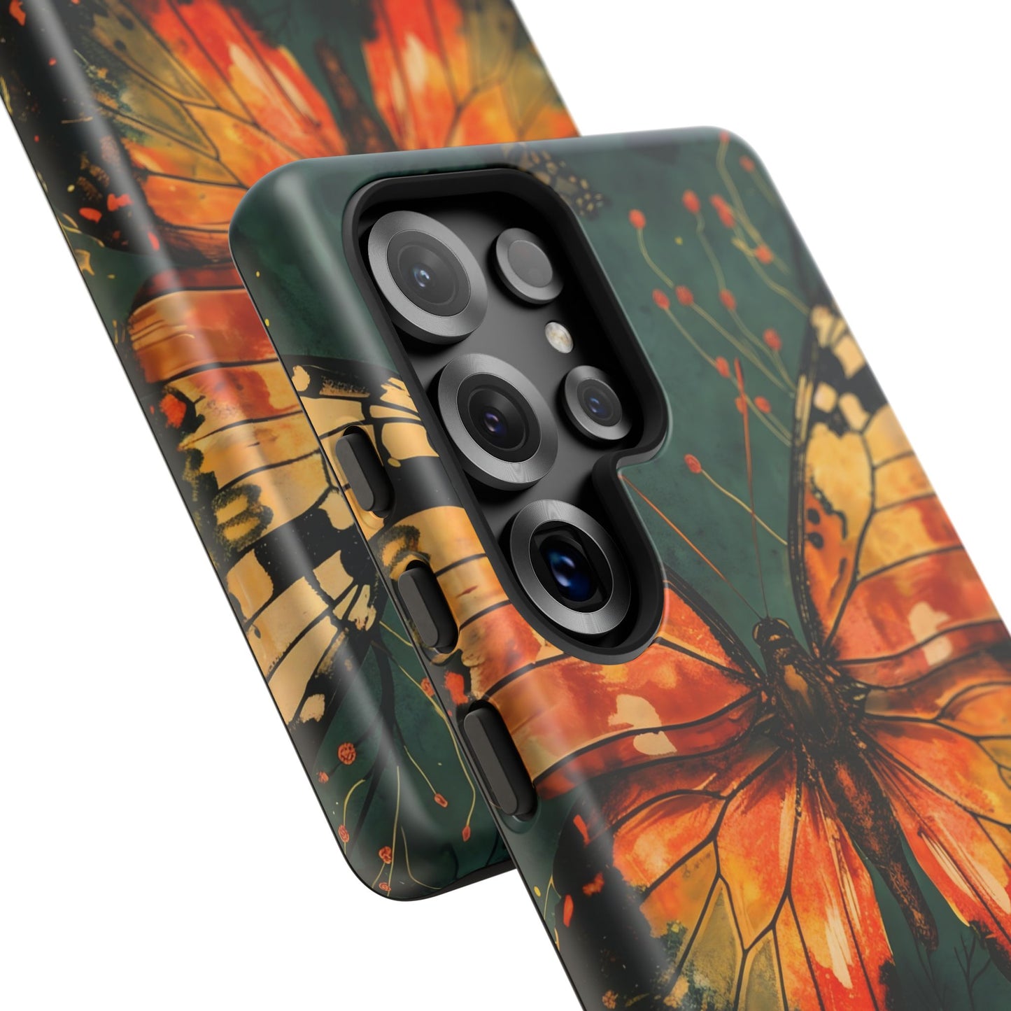 Butterfly Phone Case – Tough Cases for Nature Lovers, Floral Design, Butterfly Art, Unique Gift, Eco-Friendly Protection
