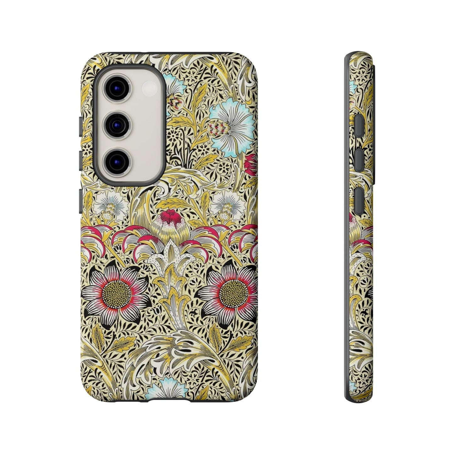 Floral Phone Case - Tough Cases, Floral Design, Stylish, Protective, Unique Gift for Her, Phone Accessories