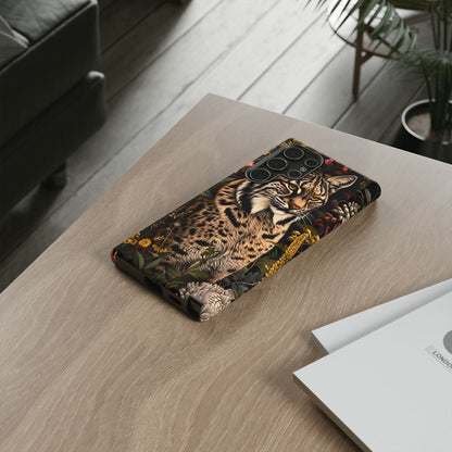 Wildlife Phone Case with Lynx Design, Tough Cases, Animal Lovers Gift, Nature Inspired Accessories, Unique Tech Protection