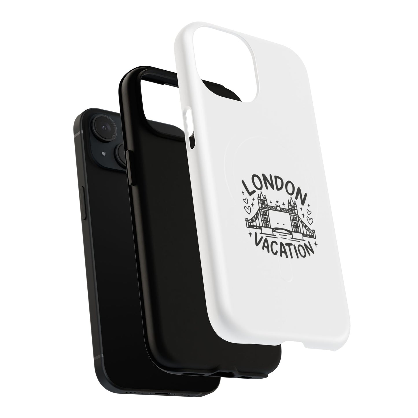 London Vacation Magnetic Case, Unique Phone Cover for Travelers, London Souvenir, Gift for Tourists, Stylish Phone Accessory