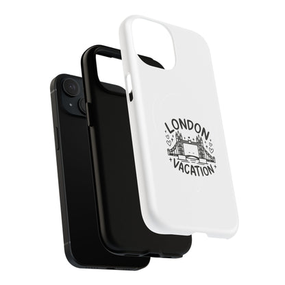 London Vacation Magnetic Case, Unique Phone Cover for Travelers, London Souvenir, Gift for Tourists, Stylish Phone Accessory