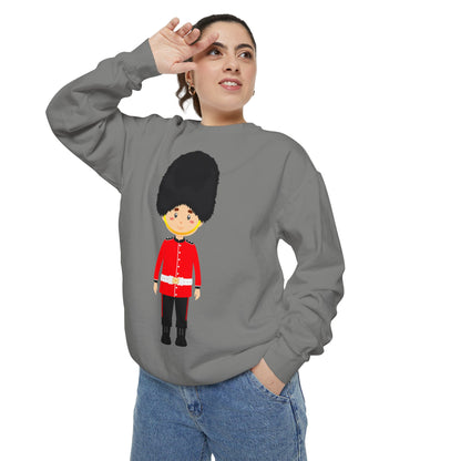Unisex Garment-Dyed Sweatshirt - The Scarlet Soldier - Bodmin Keep Museum