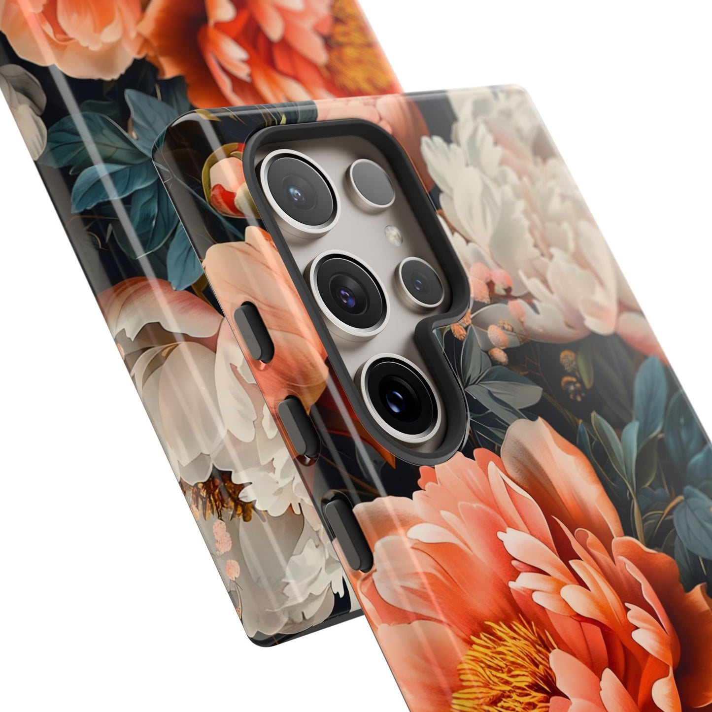 Floral Phone Case - Tough Cases, Durable Cover, Flower Design, Unique Gift, Phone Accessories