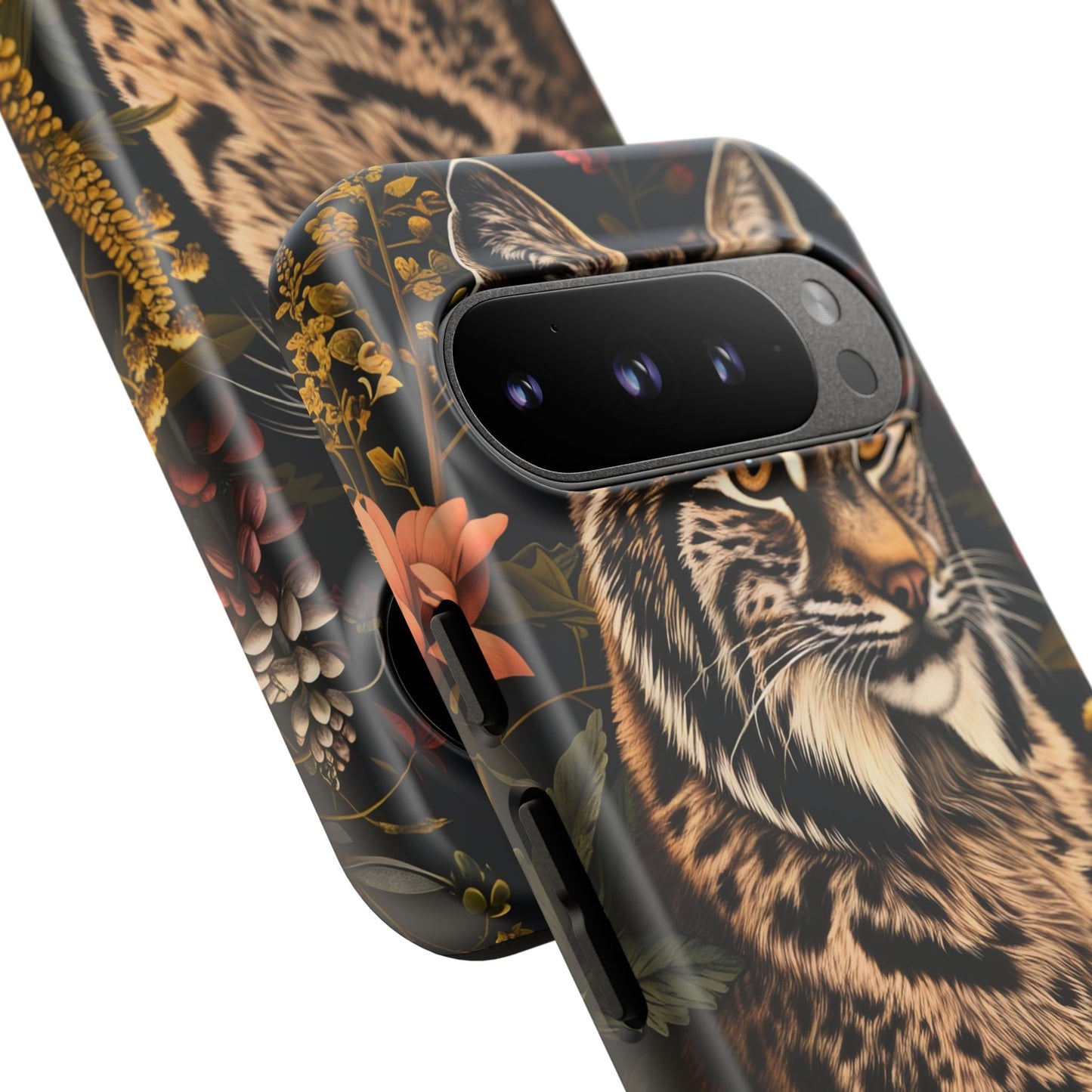 Wildlife Phone Case with Lynx Design, Tough Cases, Animal Lovers Gift, Nature Inspired Accessories, Unique Tech Protection