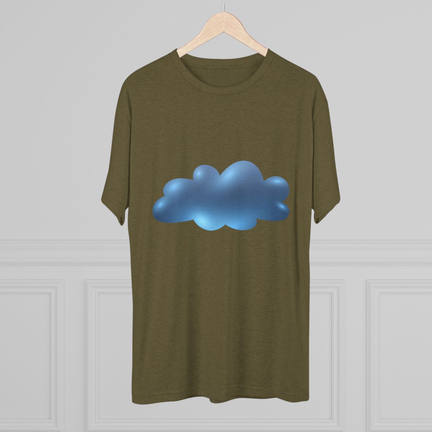 Serene Cloudscape - Dreamy Cloud Classy Unisex Tri-Blend Crew Tee