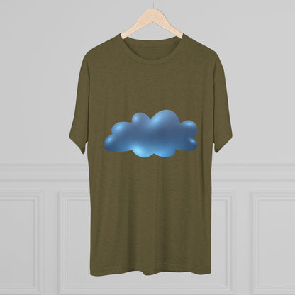 Serene Cloudscape - Dreamy Cloud Classy Unisex Tri-Blend Crew Tee