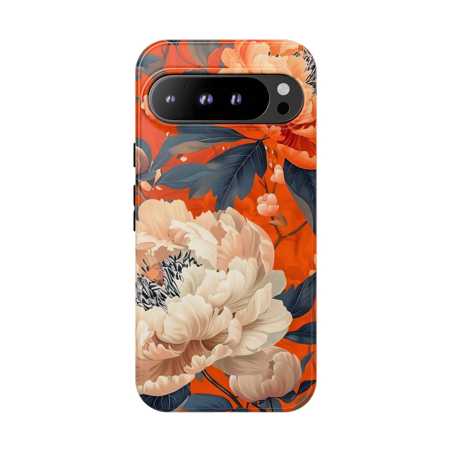 Floral Tough Case, Durable Floral Phone Case, Stylish Protection Case, Gift for Her, Spring Accessories, Mother’s Day Gift