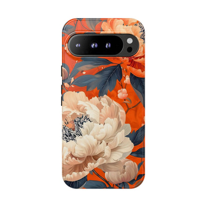 Floral Tough Case, Durable Floral Phone Case, Stylish Protection Case, Gift for Her, Spring Accessories, Mother’s Day Gift