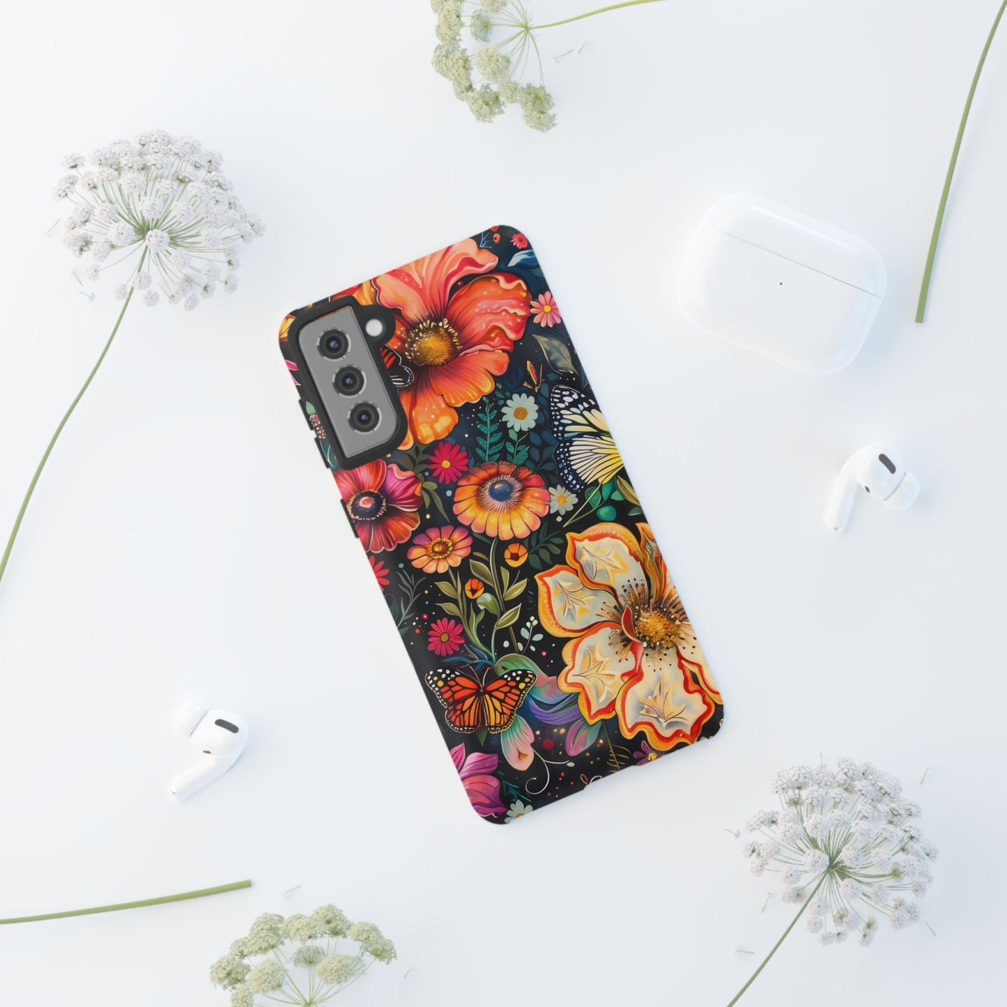 Vibrant Floral Phone Case, Tough Cases for Nature Lovers, Eye-Catching Flower Design, Unique Gift, Eco-Friendly Accessories, Birthday [...]