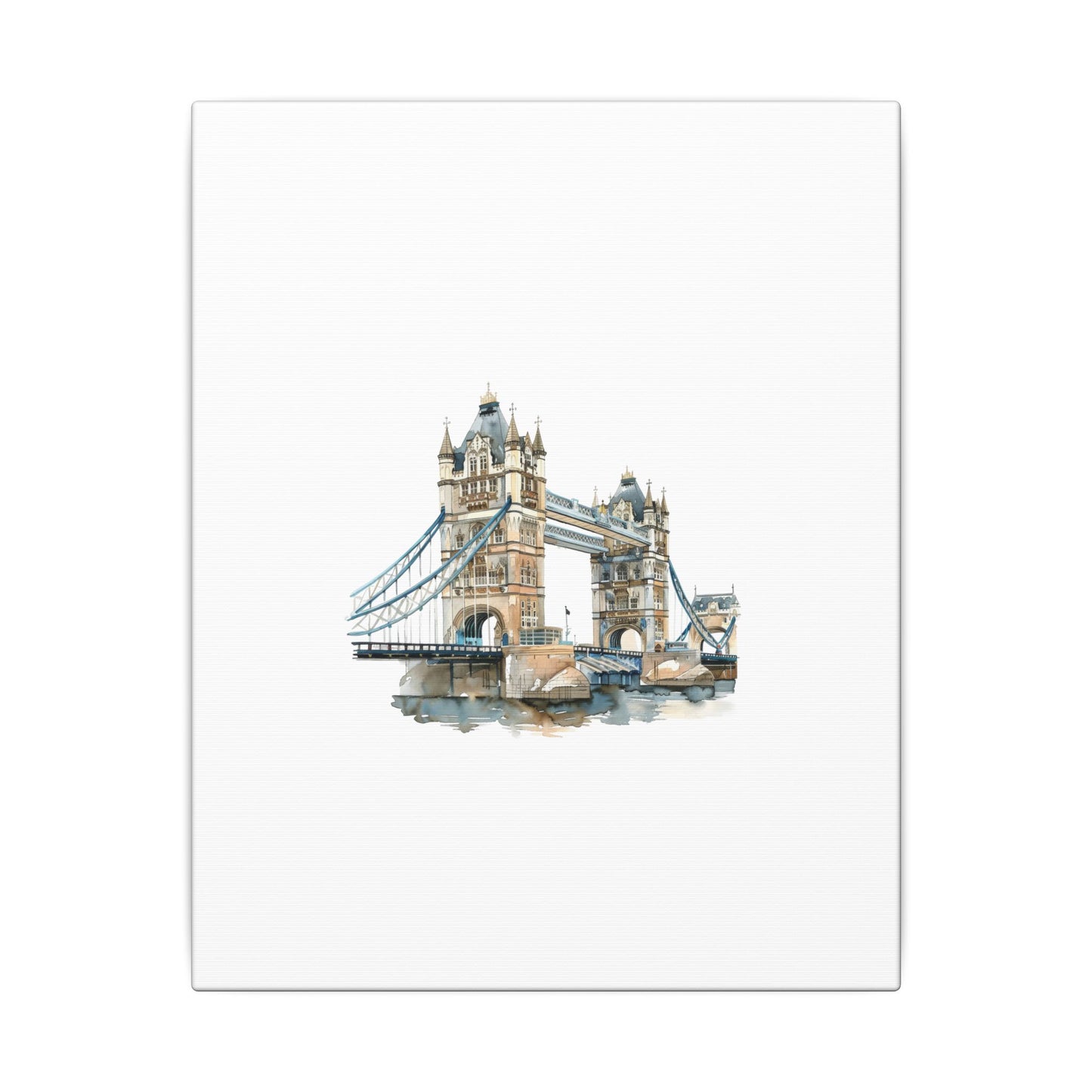 London Bridge Matte Canvas Wall Art, Elegant Home Decor, Unique Gift for Art Lovers, Travel Enthusiast Wall Decor, Modern Aesthetic