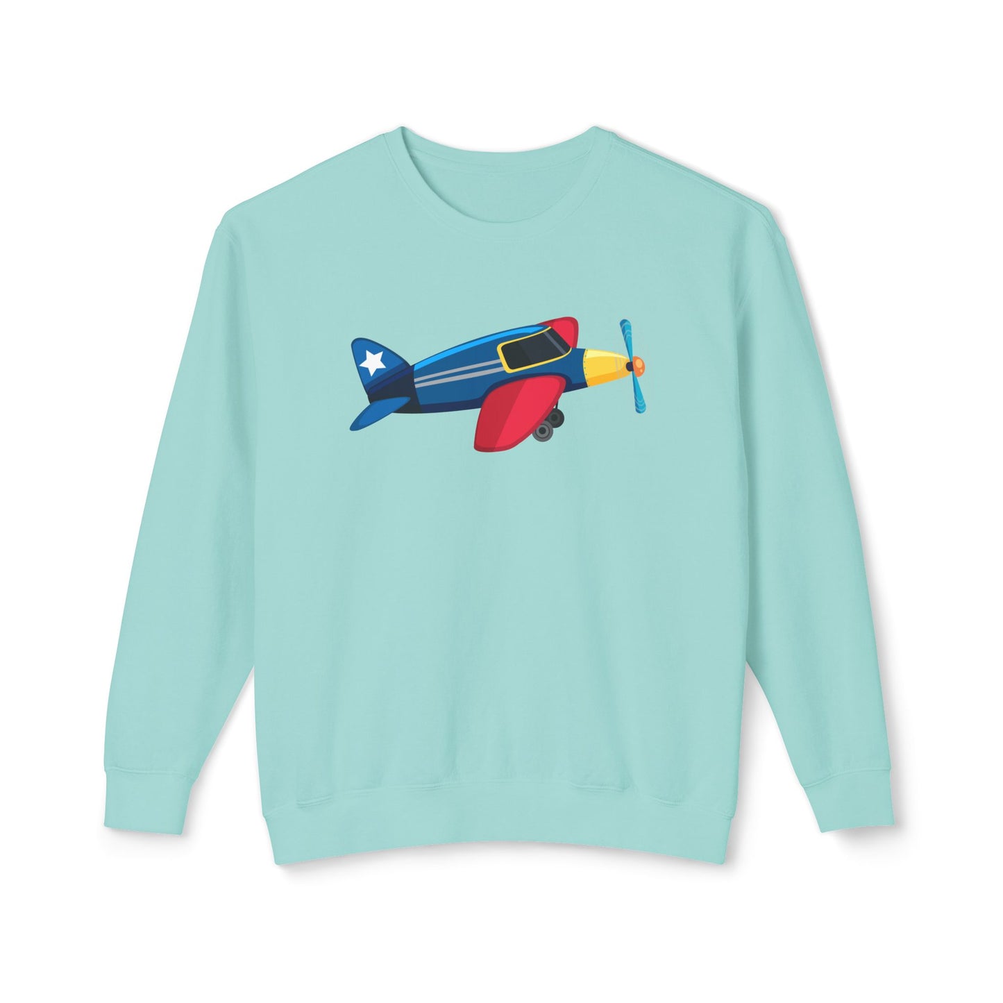 Unisex Lightweight Crewneck Sweatshirt Vintage - Retro Aviation