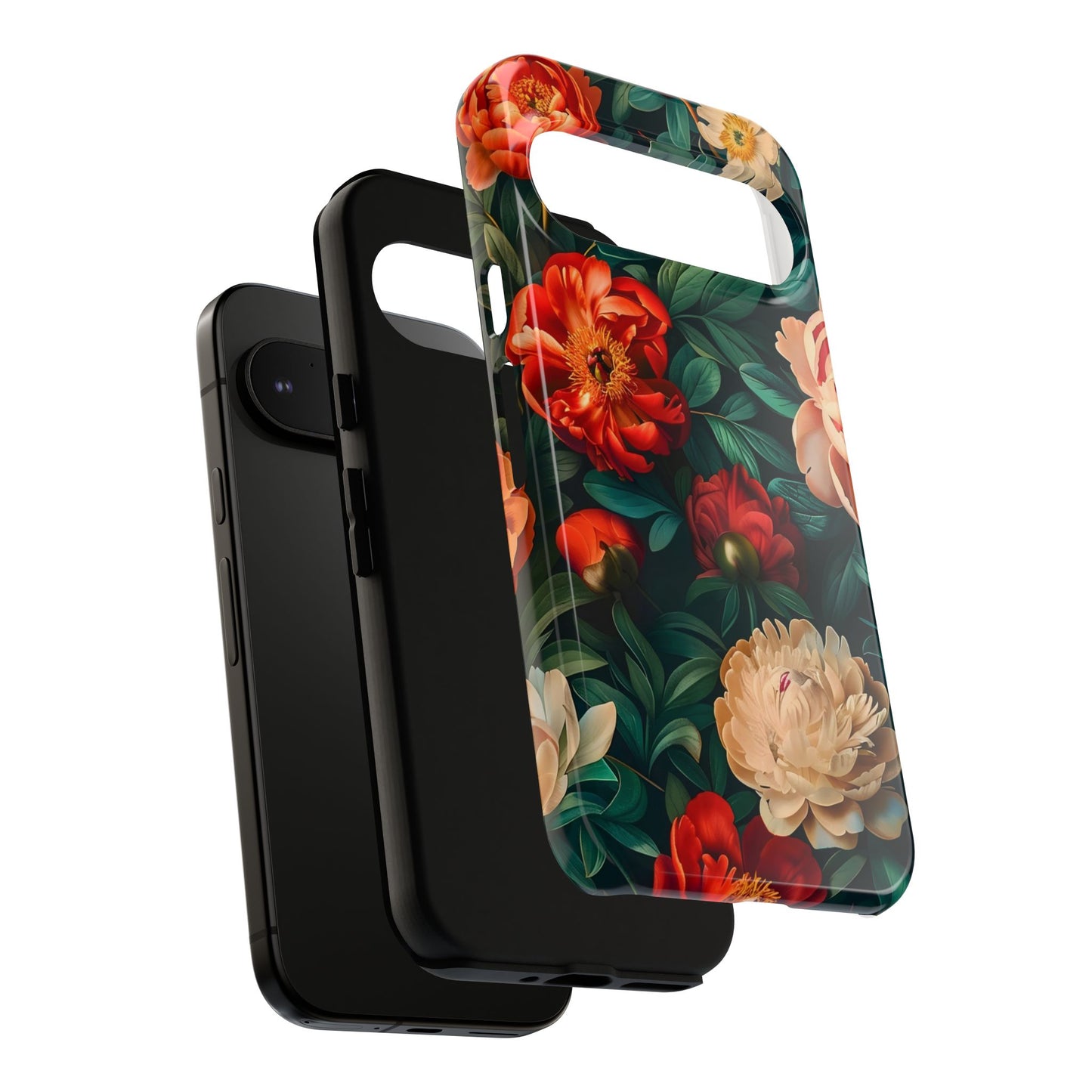 Floral Phone Case - Tough Cases, Vibrant Protection, Gift for Her, Cute Floral Design, Trendy Accessory, Perfect for Spring